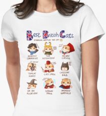 Camiseta entallada para mujer Los mejores gatos británicos (BBC)