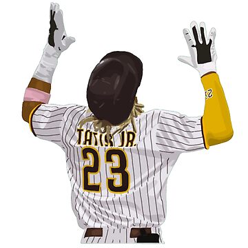 Tatis Jr Jersey Sticker for Sale by cocreations