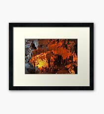 Sung Sot (Surprise) Cave in Ha Long Bay, Vietnam Framed Print
