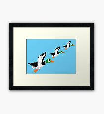 8-Bit Nintendo Duck Hunt 'Trio' Framed Print