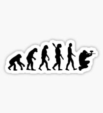 Paintball evolution Sticker