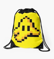 8-Bit Nintendo Mario Kart Banana Peel Drawstring Bag