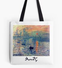 Monet: Impressions of Sunrise Tote Bag