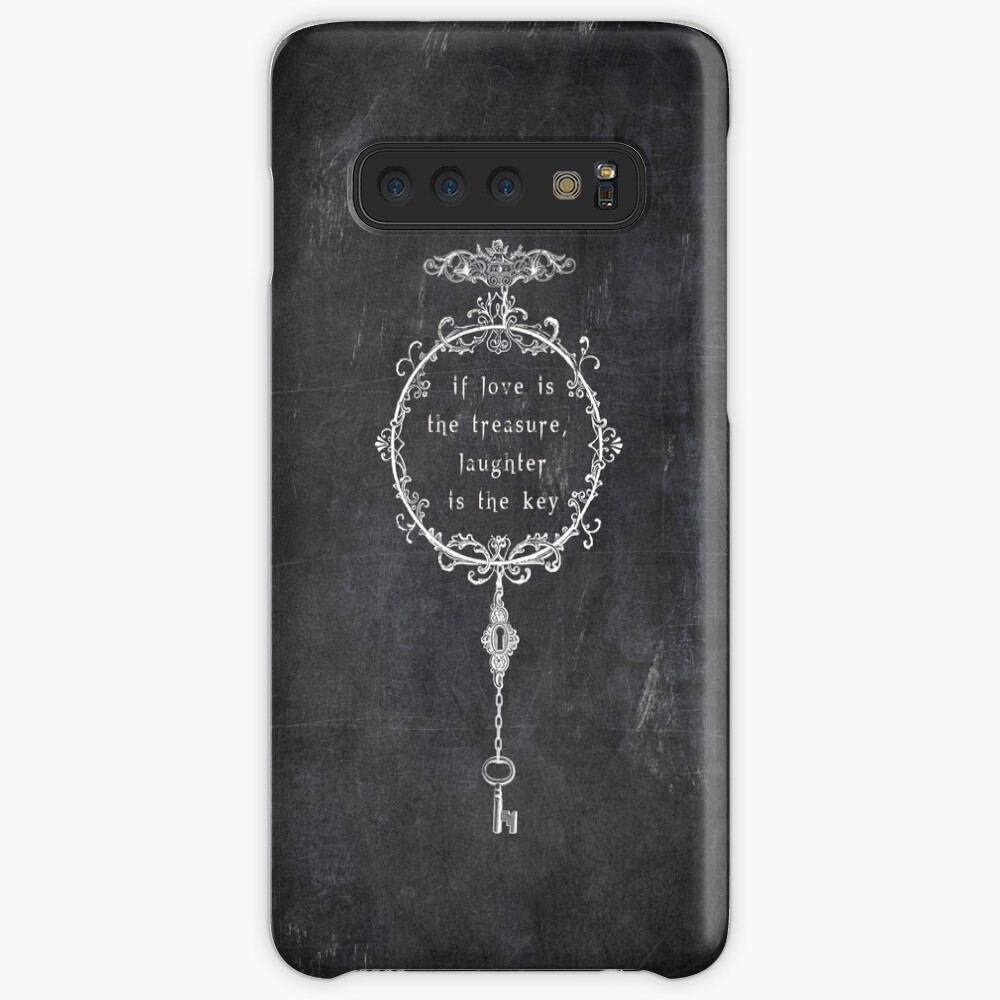 the key is laughter Case & Skin for Samsung Galaxy