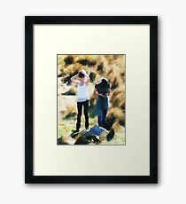 Flippant Framed Print