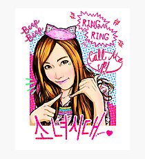 SNSD Jessica - Beep Beep Theme Photographic Print