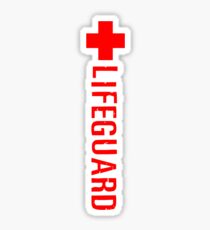Lifeguard (Red Vertical Variant) Hoodie Sticker