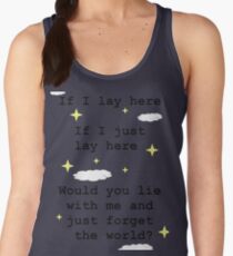 Chasing Cars Quote Women's Tank Top