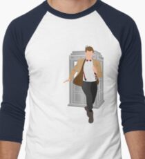 11th Doctor - Basically, Run! Men's Baseball ¾ T-Shirt