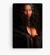 sexy plus bbw thick plussize ebony curves curvy Canvas Print
