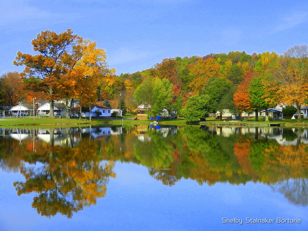"Valley Falls, West Virgina in Fall" by Shelby Stalnaker Bortone