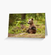 Lonely Cub Greeting Card