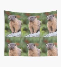Marmot Portrait Wall Tapestry