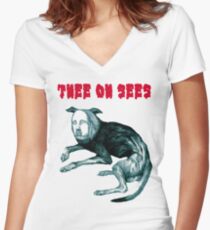 Thee Oh Sees "Putrifiers II" Women's Fitted V-Neck T-Shirt