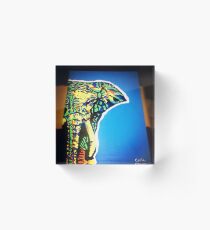 Tropic Elephant Acrylic Block