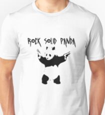 Rock Solid Panda Unisex T-Shirt