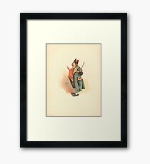 Vintage Charles Dickens Oliver Twist Mr. Bumble Framed Print