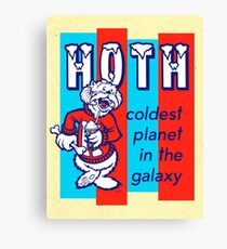 HOTH: COLDEST IN THE GALAXY Canvas Print