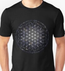 Flower Of Life - Sacred Geometry Star Cluster Unisex T-Shirt