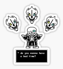 Pegatina Sans, Master Gaster Blaster Caster