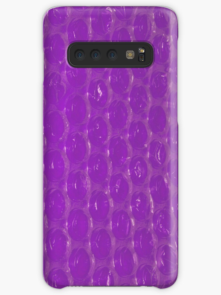 "Purple Bubble Wrap Phone Cover" Cases & Skins for Samsung Galaxy by