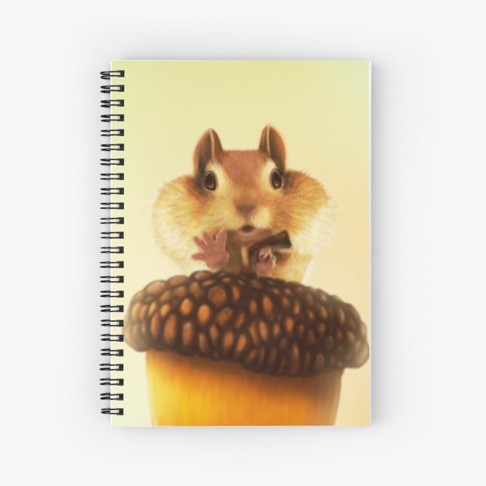 "Squirrel" Spiral Notebook by schattevoet Redbubble