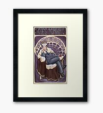 Villain Nouveau- Jim Moriarty Framed Print