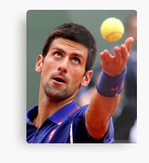 Novak Djokovic Metal Print