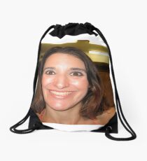 self portraiture Drawstring Bag