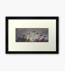 Red Arrows Framed Print