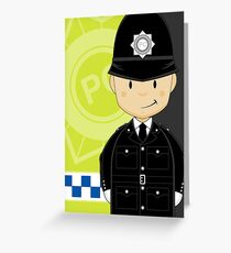 British Policeman Greeting Card