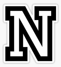 Letter N  Stickers  Redbubble