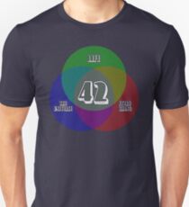 NEW Venn Diagram: Life, the Universe & Everything (for dark shirts) Unisex T-Shirt