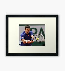 Novak Djokovic Framed Print