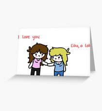 Girlfriend Valentine Greeting Card