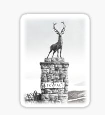 The Skyfall Stag Sticker