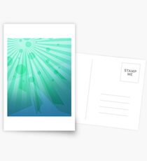 Bright Green iPad Design Postcards