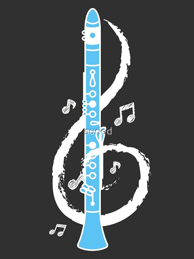 "Musical Treble Clef" Art Print by suried Redbubble