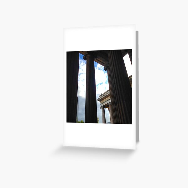 British Museum columns Greeting Card