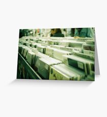 records (no.2) Greeting Card