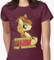 Gay for Braeburn Shirt (My Little Pony: Friendship is Magic) Women's Fitted T-Shirt