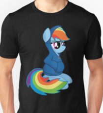Camiseta unisex Rainbow Dash: los libros son sexys
