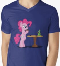 Pinkie Pie and Gummy Play Magic Shirt (My Little Pony: Friendship is Magic) Men's V-Neck T-Shirt