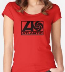 Atlantic Records Women's Fitted Scoop T-Shirt