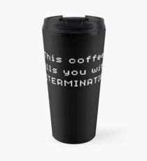 Black Undertale Mugs Travel Mug