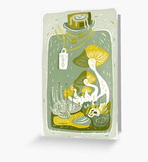 Mushroom Terrarium Greeting Card