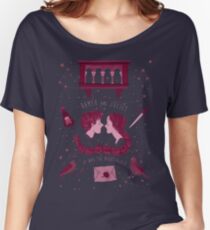 Shakespeare-Muster - Romeo und Julia Baggyfit T-Shirt