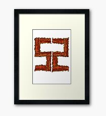Bacon Bad Framed Print