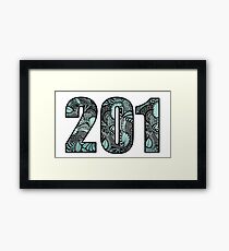 201 Doodle Framed Print