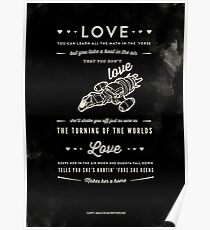 Love - Capt. Malcolm Reynolds (Serenity) Poster